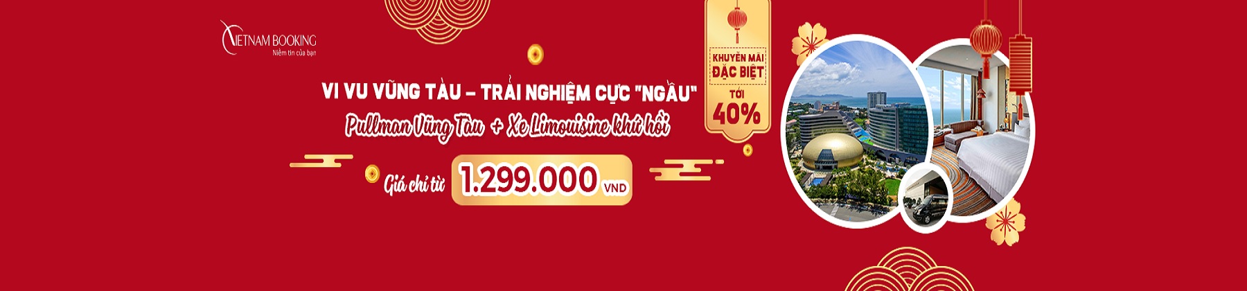 Combo khách sạn Vũng Tàu + vé máy bay giá rẻ