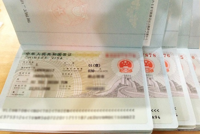 visa đi trung quốc