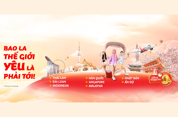 Khuyến m&atilde;i 0Đ Vietjet Air