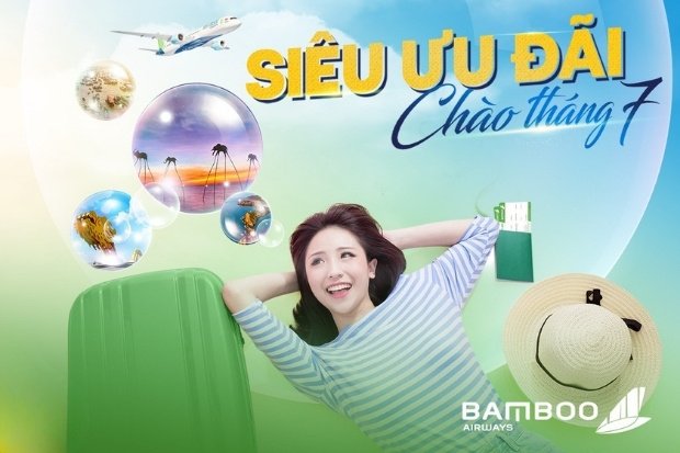 Mẹo săn v&eacute; m&aacute;y bay Bamboo Airways th&aacute;ng 7 cực rẻ