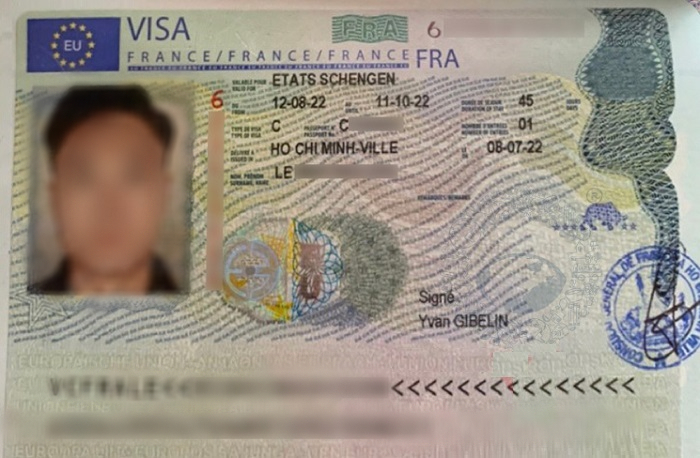 Visa thăm thân Pháp ngắn hạn có ký hiệu C visa thăm thân pháp