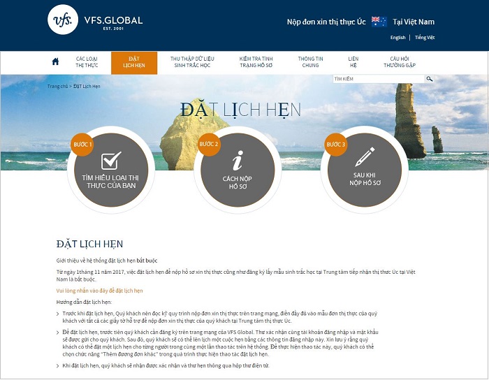 visa du lịch &uacute;c