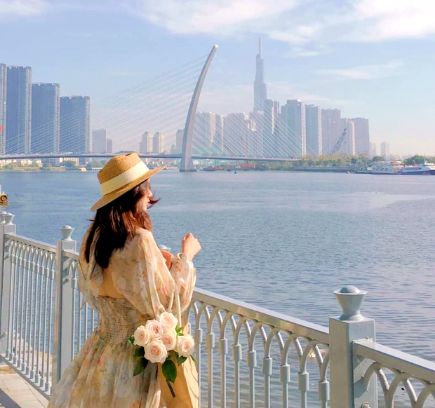 công viên bến Bạch Đằng Sài Gòn