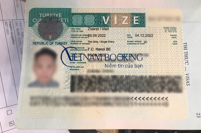 dịch vụ l&agrave;m visa đi thổ nhĩ kỳ