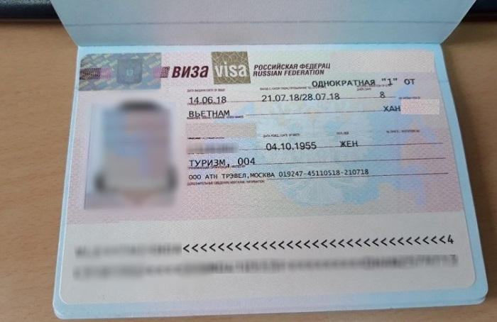 visa đi nga