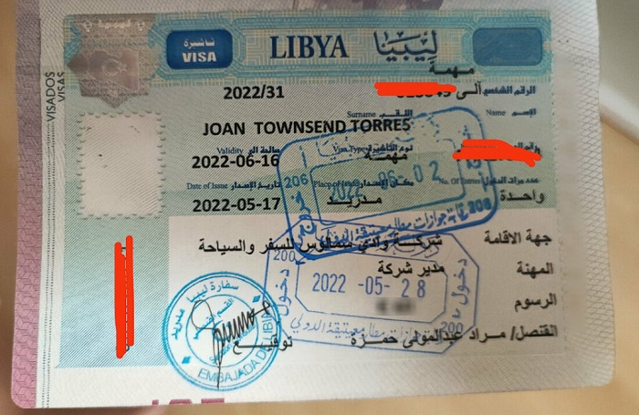 Visa đi Libya