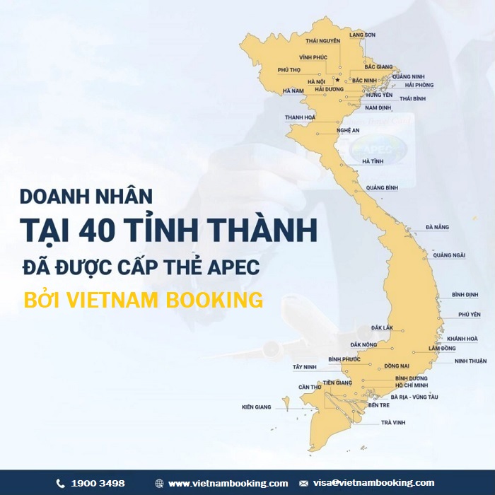Dịch vụ làm thẻ APEC uy tín của Vietnam Booking mẫu x05 thẻ apec