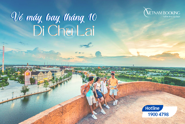 vé máy bay đi Chu Lai tháng 10