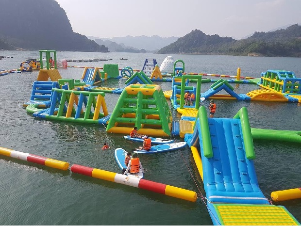 Du lịch Thung Nai Hòa Bình 2 ngày 1 đêm - Công viên nước nổi bản Ngòi