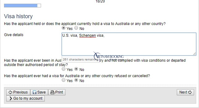 hướng dẫn xin visa úc online