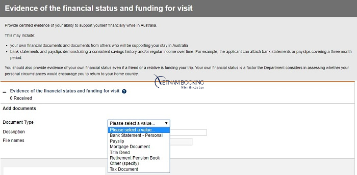 kết quả xin visa Úc online