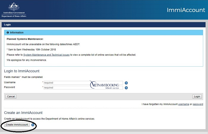 xin visa &uacute;c online
