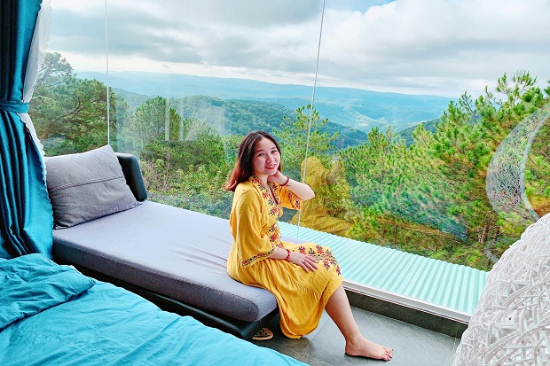 Kh&aacute;ch sạn Đ&agrave; Lạt gi&aacute; rẻ view đẹp n&uacute;i rừng 