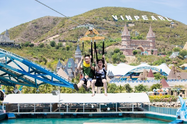 Khu du lịch Vinpearl Nha Trang - Đường trượt Zipline