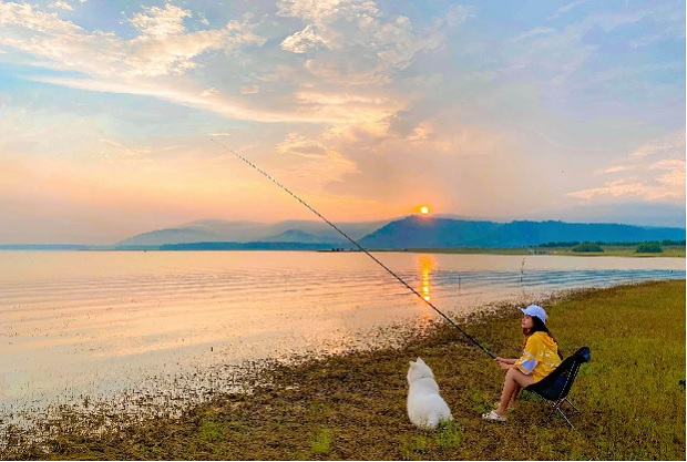 Tour du lịch hồ Dầu Tiếng - Câu cá 