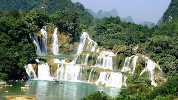 Tour du lịch T&acirc;y Nguy&ecirc;n Tết 2023 - th&aacute;c ch&iacute;n tầng