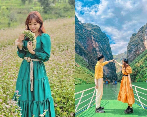 Tour Hà Giang Vietnambooking - trang phục du lịch