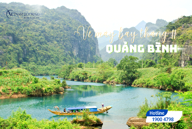 vé máy bay đi Đồng Hới tháng 11