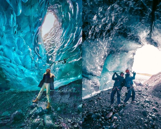 Kinh nghiệm du lịch Iceland - hang băng