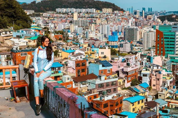 Tour H&agrave;n Quốc Tết 2024 - santorini thu nhỏ tại H&agrave;n Quốc