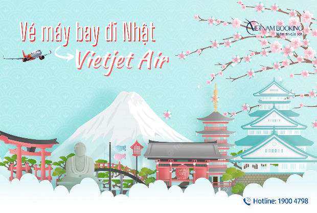 Vé máy bay đi Nhật Vietjet Air