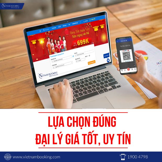 Vé máy bay ngày 5 Tết