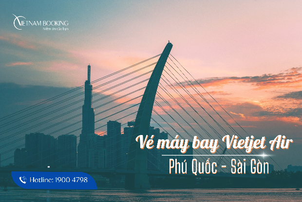 Vé máy bay Phú Quốc đi Tp Hồ Chí Minh Vietjet Air