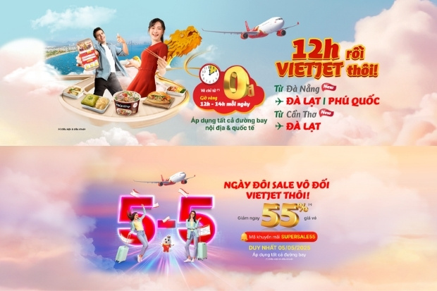 Săn v&eacute; m&aacute;y bay Vietjet Air Chu Lai đi S&agrave;i G&ograve;n gi&aacute; rẻ với loạt chương tr&igrave;nh khuyến m&atilde;i ng&agrave;y đ&ocirc;i v&agrave; giờ v&agrave;ng hấp dẫn
