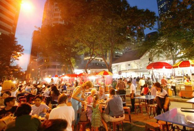 Ăn uống ở Singpore - Lau Pa Sat