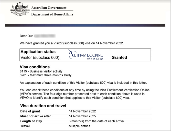 dịch vụ visa du lịch &uacute;c