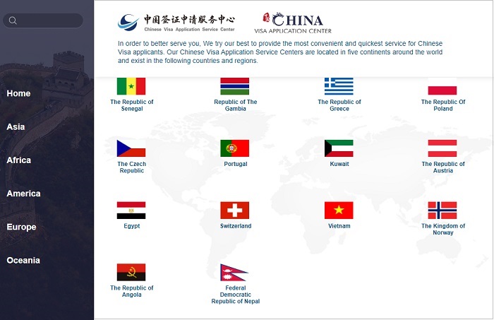 visa đi trung quốc