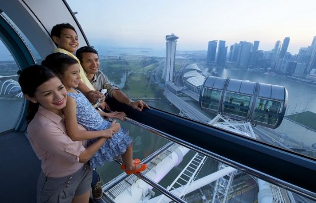 Singapore địa điểm du lịch - vòng quay Singapore