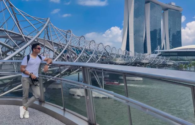 Singapore địa điểm du lịch - cầu Helix