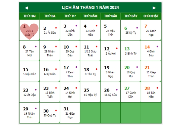 Tour Tết Dương lịch 2024 - Lịch nghỉ Tết Dương lịch