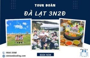 Tour theo yêu cầu Bay Đà Lạt 3N2Đ: Tour đoàn khám phá Dinh Bảo Đại – Cổng trời Đà Lạt