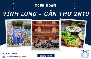 Tour Vĩnh Long – Cần Thơ 2n1d khách đoàn: Chùa Phật Ngọc Xá Lợi, Căn Nhà Màu Tím, Chợ Nổi Cái Răng