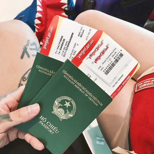 giấy tờ tùy thân đi máy bay