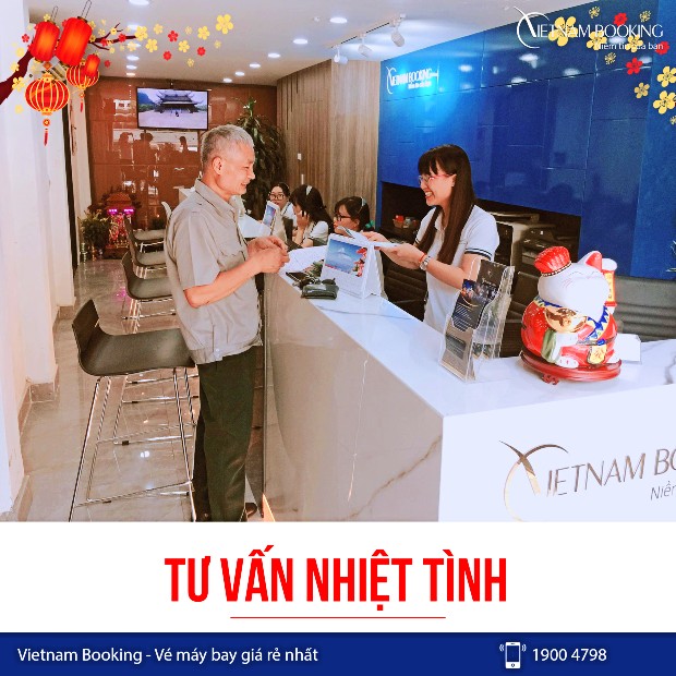 Đặt vé tại phòng vé Vietnam Booking hành khách được hỗ trợ tư vấn nhiệt tình và đặt vé nhanh chóng. Vé máy bay đi Huế Bamboo