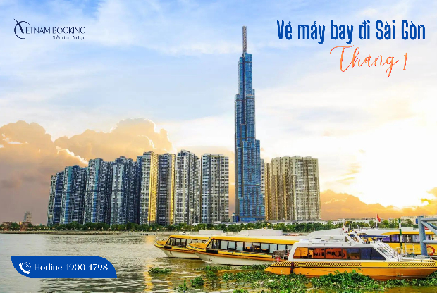 vé máy bay đi Tp Hồ Chí Minh tháng 1
