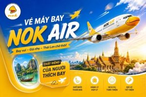 Vietnam Booking – Đại lý mở bán vé máy bay Nok Air giá rẻ toàn quốc