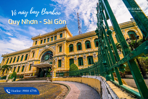 vé máy bay Quy Nhơn Sài Gòn Bamboo
