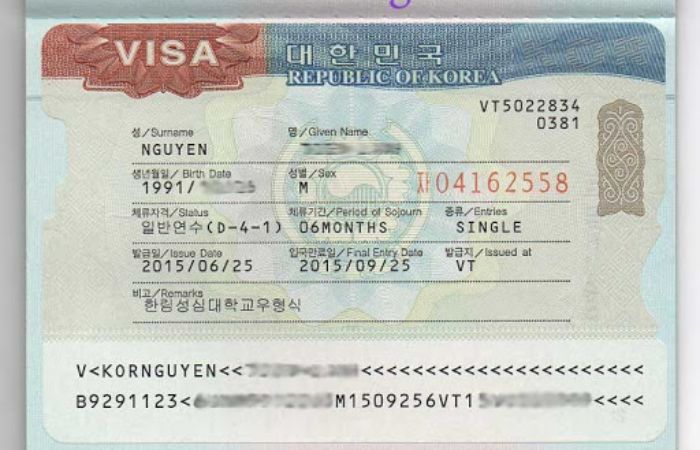 Visa thăm thân Hàn Quốc