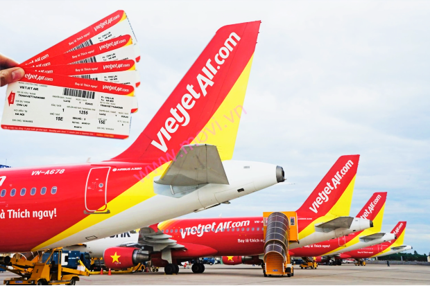 Cách mua vé khuyến mãi Vietjet Air 