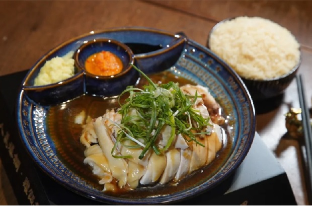 Đặc sản Singapore - Cơm g&agrave; Hải Nam