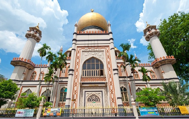 Đất nước Singapore - Nh&agrave; Thờ Hồi Gi&aacute;o Sultan Mosque.