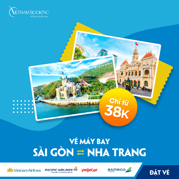 gi&aacute; v&eacute; m&aacute;y Vietnam Airlines S&agrave;i G&ograve;n đi Nha Trang