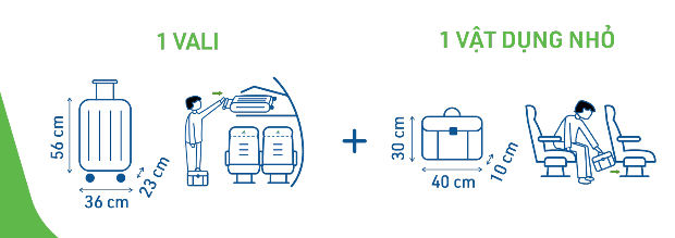 Hành lý xách tay Bamboo bao nhiêu kg