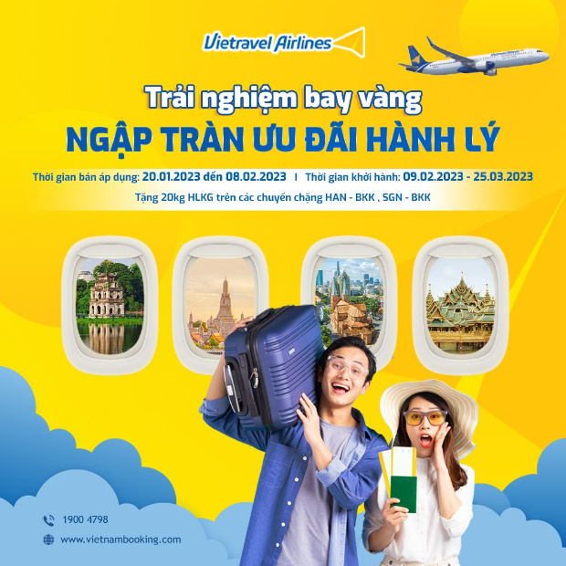 khuyến mãi Vietravel Airlines