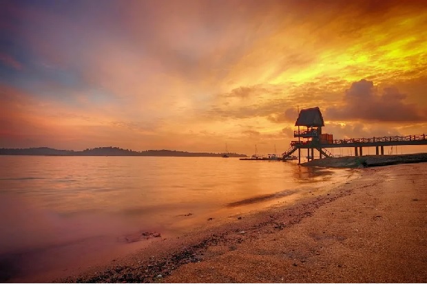 Singapore có biển không - Changi 