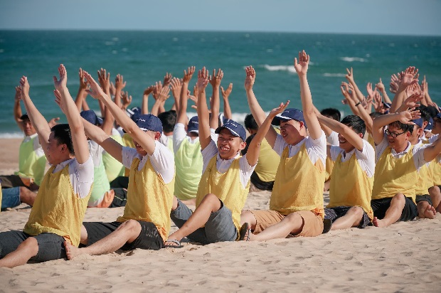 Team building biển - Hồ Tràm